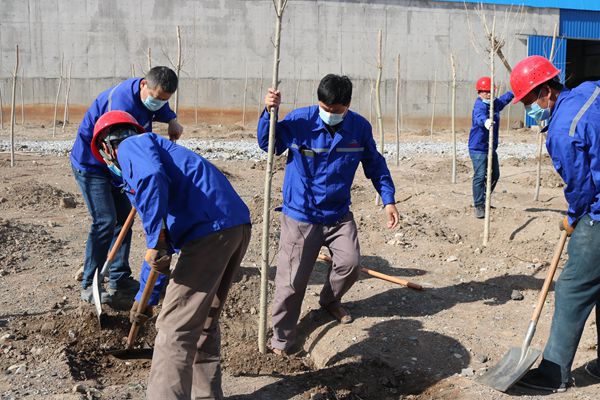 魯蒙水泥黨支部開展主題黨日活動0