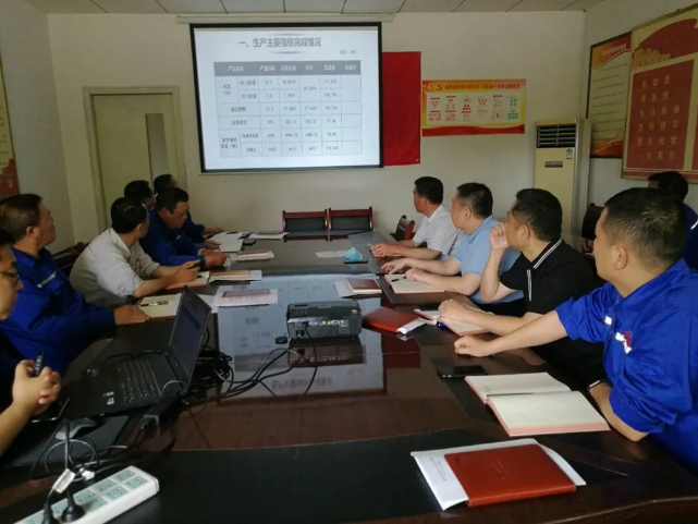 魯中水泥召開月度經(jīng)營分析會(huì)99