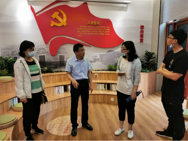  博山區(qū)八陡鎮(zhèn)黨建辦到初心學(xué)堂參觀交流61