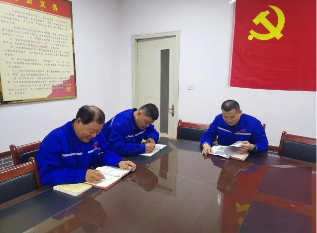 魯中水泥黨支部組織召開(kāi)支委會(huì)、 主題黨日活動(dòng)0