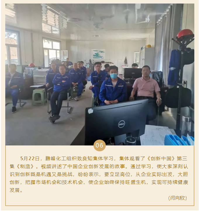 鵬峰化工組織致良知集體學(xué)習(xí)32