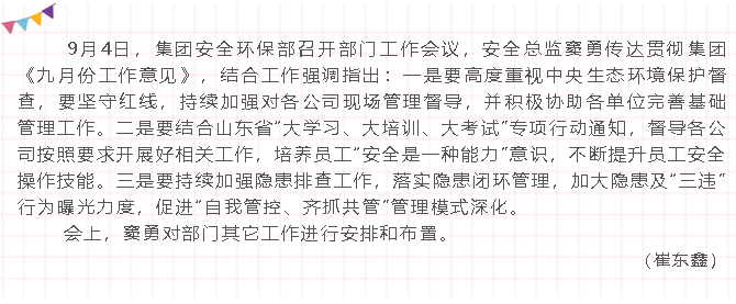 集團安環(huán)部召開工作會議13