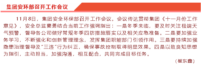 集團(tuán)安環(huán)部召開(kāi)工作會(huì)議81
